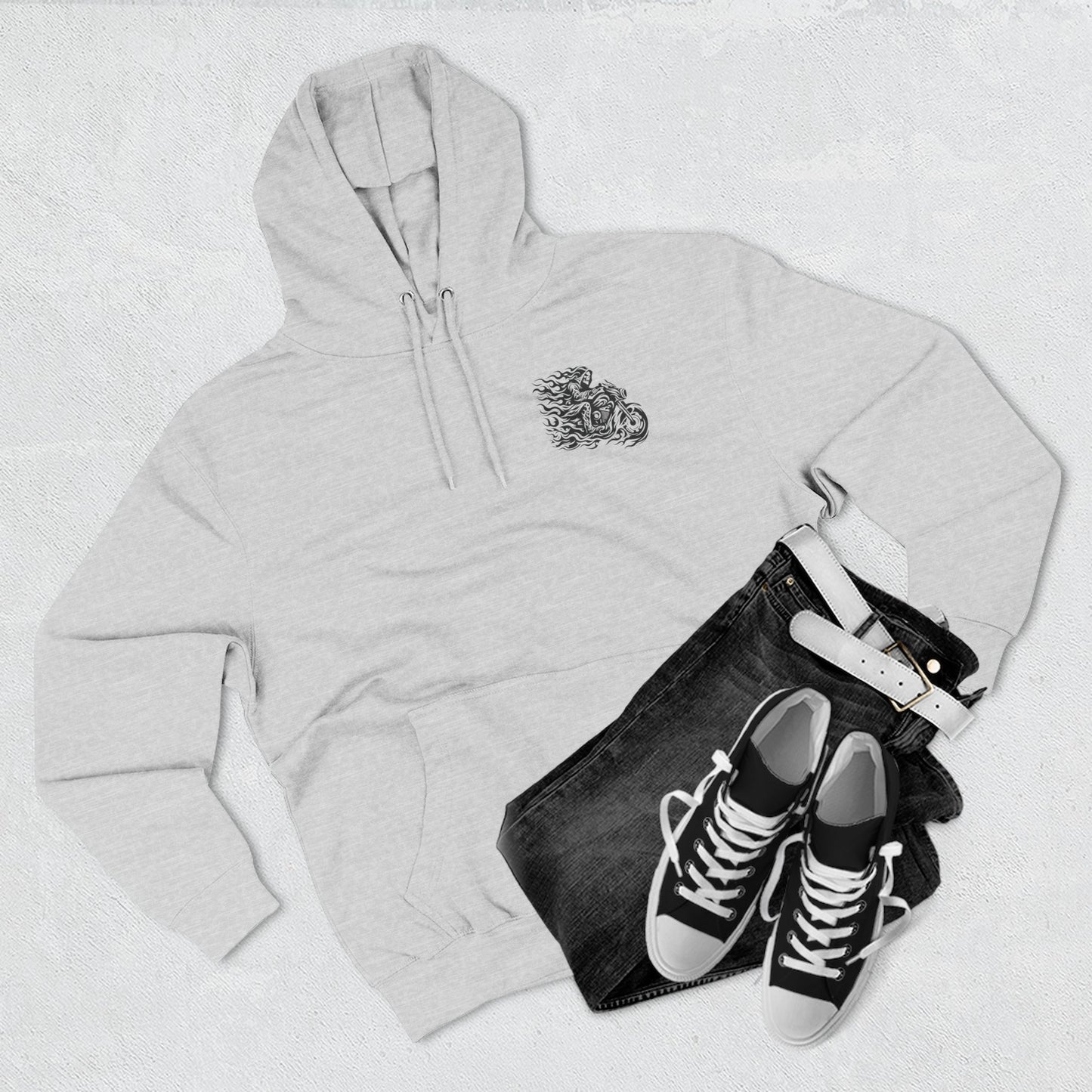 My Other Family Are Bikers Fleece Hoodie, Cozy Motorcycle Sweatshirt, Biker Family Gift, Perfect for Rides, Biker Apparel
