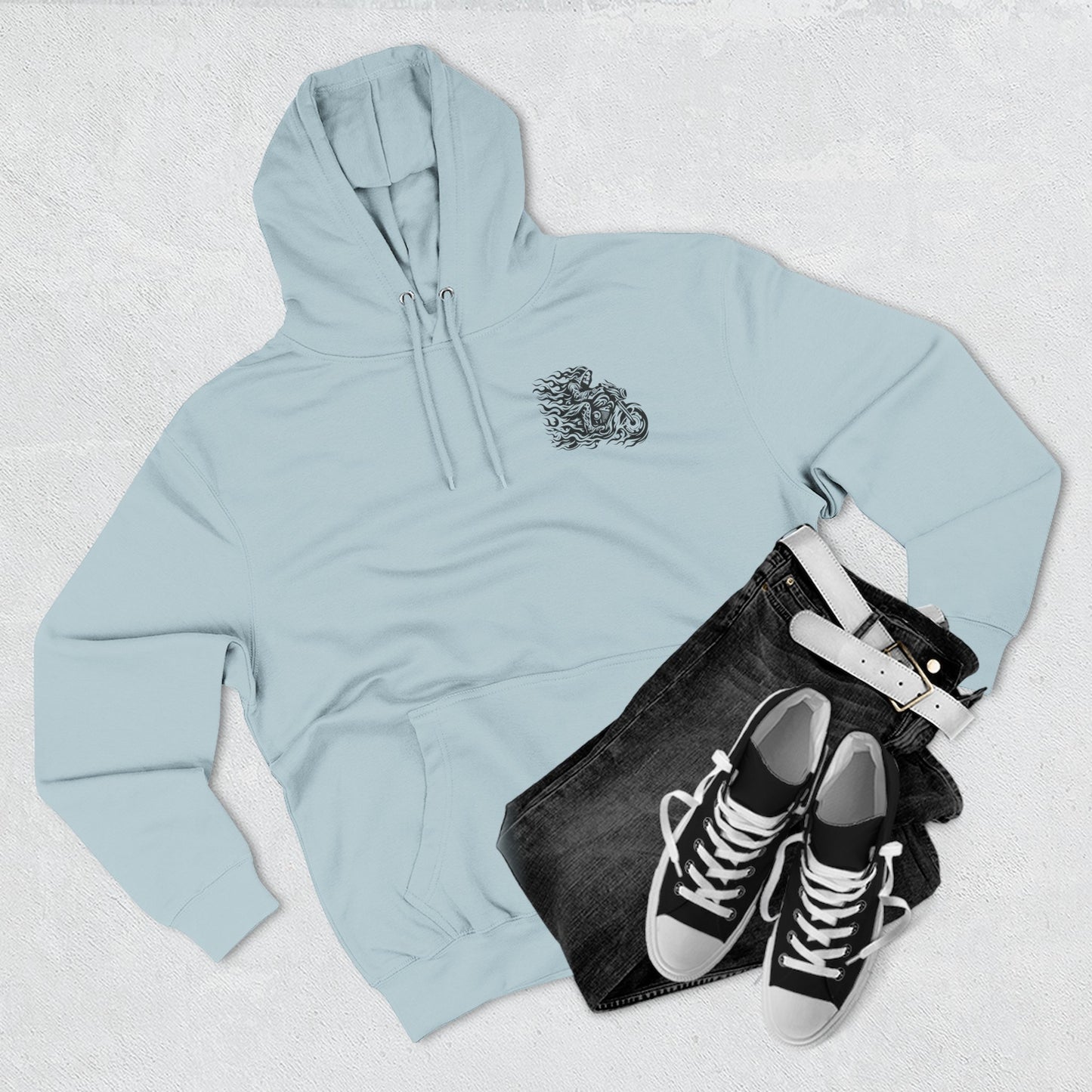 My Other Family Are Bikers Fleece Hoodie, Cozy Motorcycle Sweatshirt, Biker Family Gift, Perfect for Rides, Biker Apparel