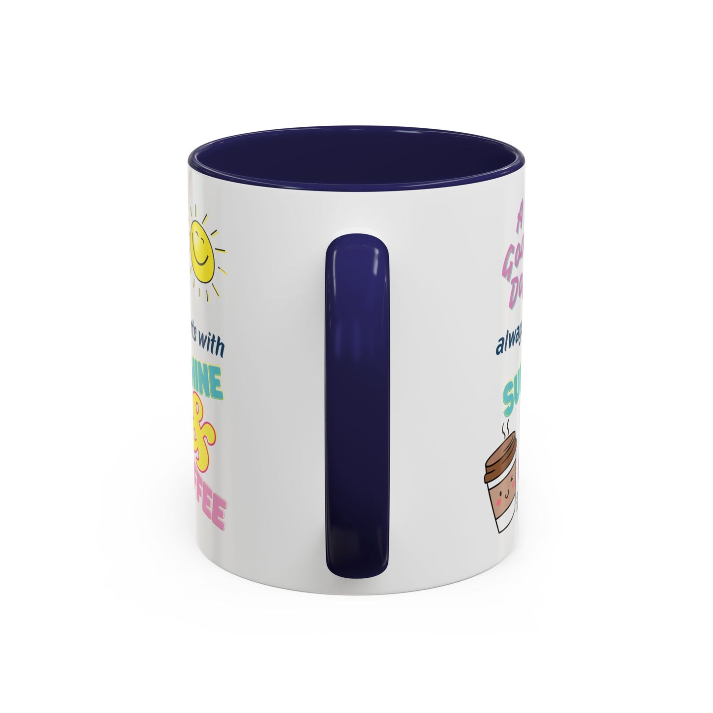 Sunshine & Coffee Mug: Positive Vibes Coffee Cup, Perfect Gift for Coffee Lovers, Morning Motivation Mug, Happy Day Mug