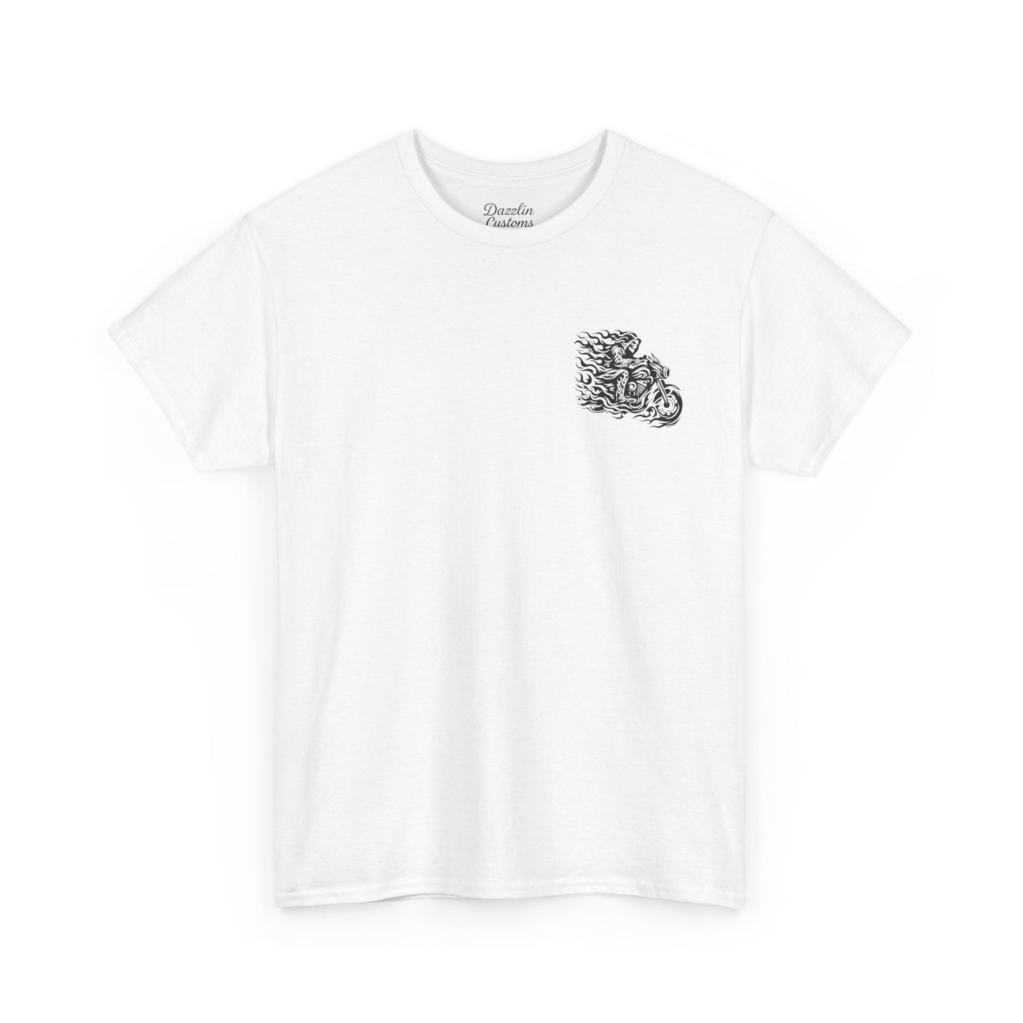 Biker Family Tee, Unisex Heavy Cotton T-Shirt for Motorcycle Lovers, Gift for Bikers, Casual Wear, Motorcycle Enthusiast Shirt