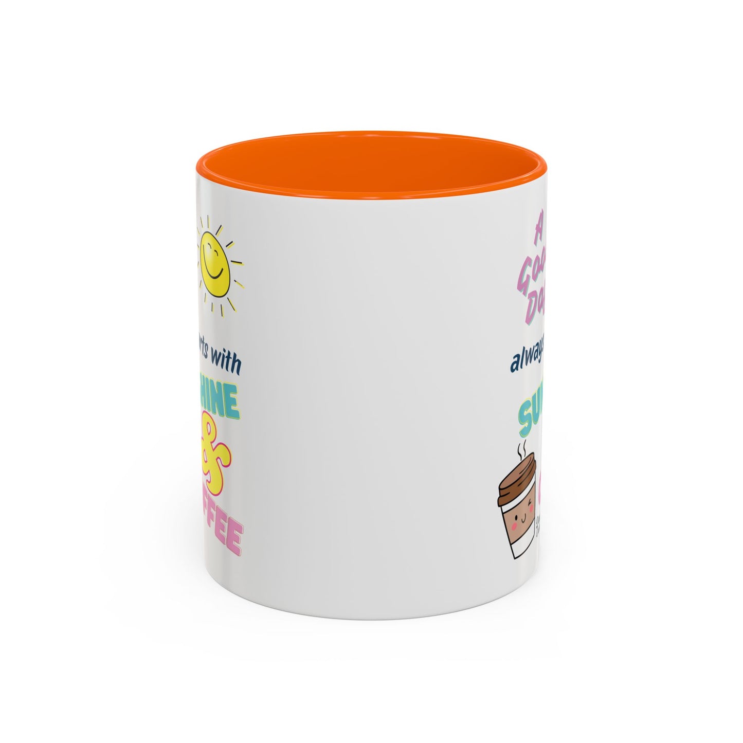 Sunshine & Coffee Mug: Positive Vibes Coffee Cup, Perfect Gift for Coffee Lovers, Morning Motivation Mug, Happy Day Mug