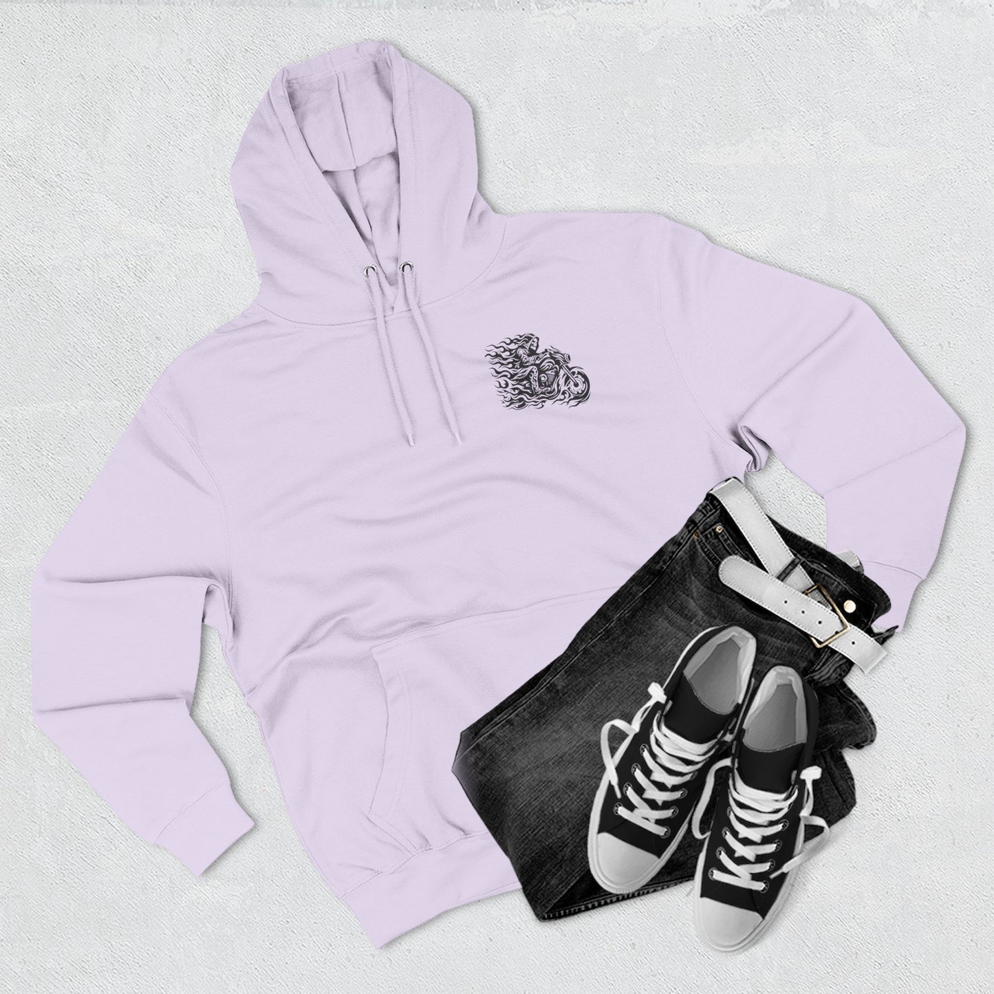My Other Family Are Bikers Fleece Hoodie, Cozy Motorcycle Sweatshirt, Biker Family Gift, Perfect for Rides, Biker Apparel