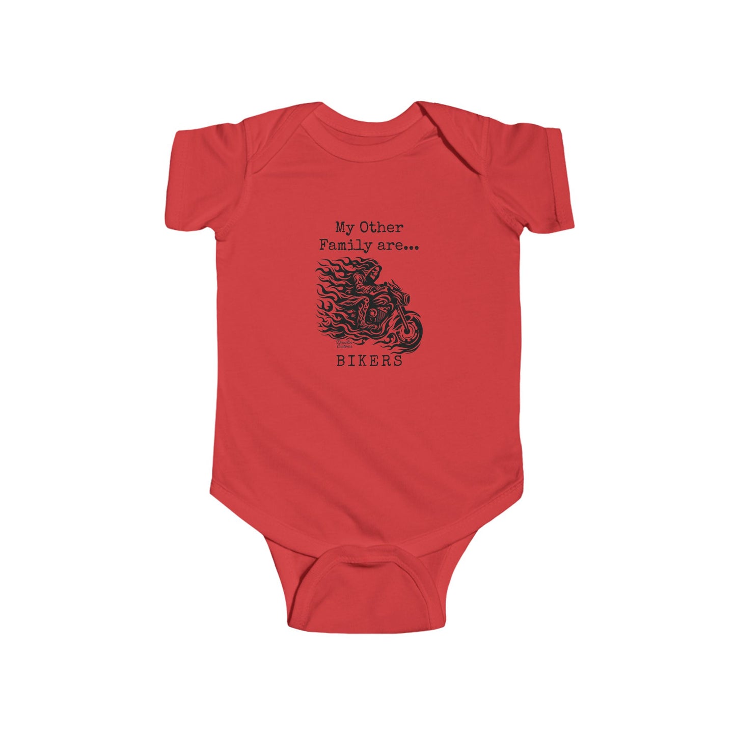Biker Family Infant Bodysuit - Cute Baby Outfit, Motorcycle Lovers Gift, Baby Shower Gift, New Parent Present, Trendy Baby Clothes