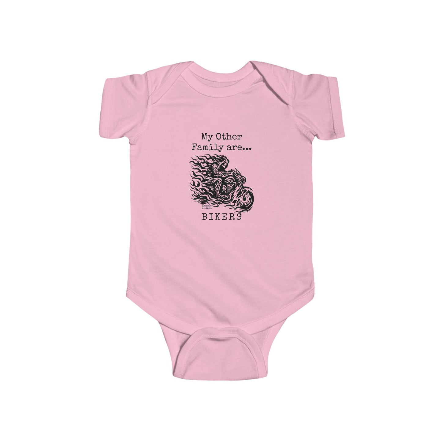 Biker Family Infant Bodysuit - Cute Baby Outfit, Motorcycle Lovers Gift, Baby Shower Gift, New Parent Present, Trendy Baby Clothes