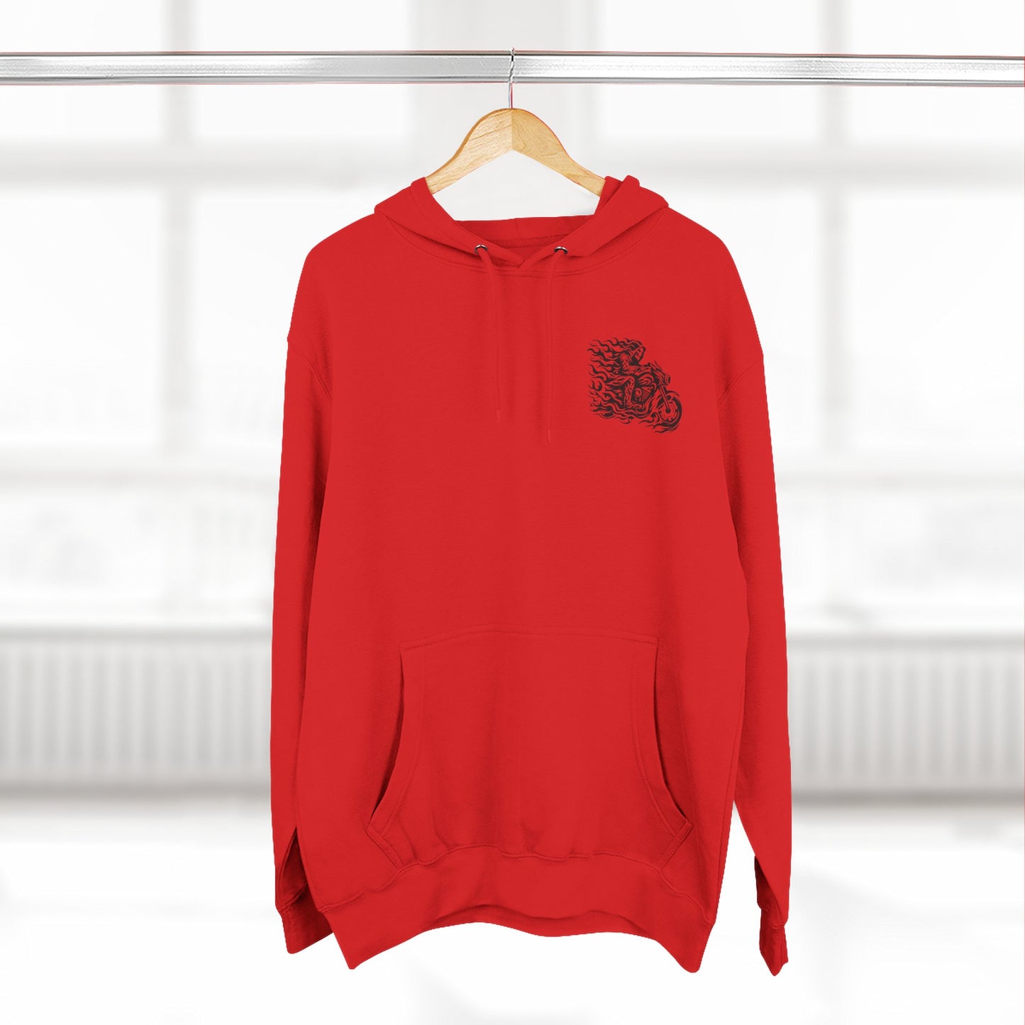 My Other Family Are Bikers Fleece Hoodie, Cozy Motorcycle Sweatshirt, Biker Family Gift, Perfect for Rides, Biker Apparel