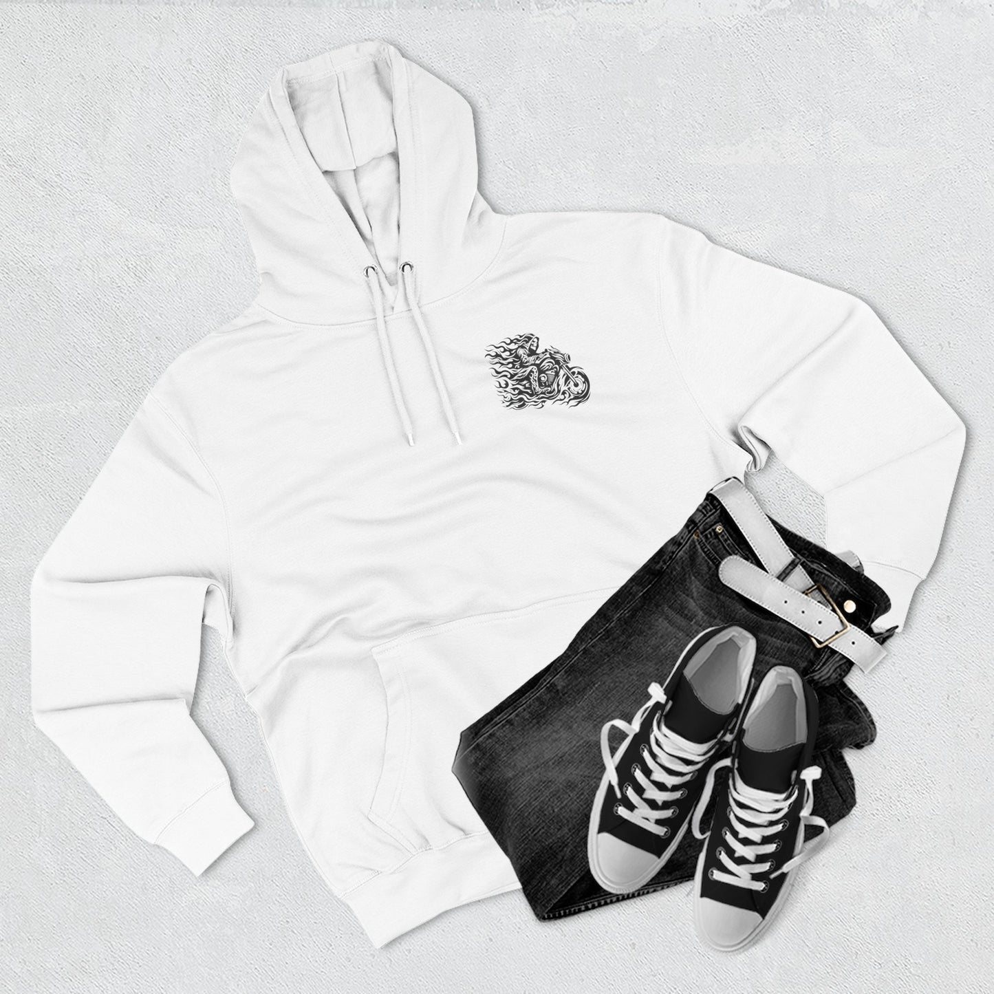My Other Family Are Bikers Fleece Hoodie, Cozy Motorcycle Sweatshirt, Biker Family Gift, Perfect for Rides, Biker Apparel