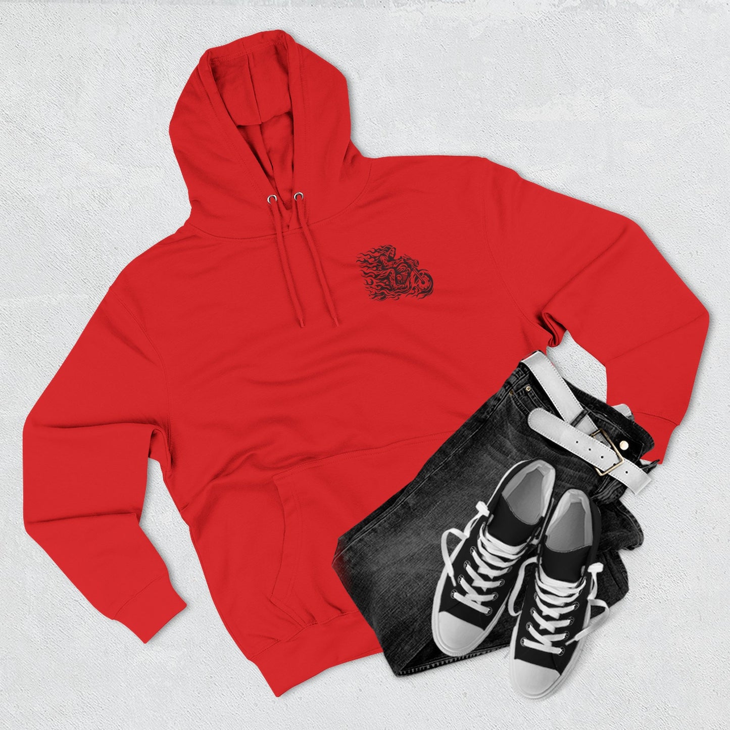 My Other Family Are Bikers Fleece Hoodie, Cozy Motorcycle Sweatshirt, Biker Family Gift, Perfect for Rides, Biker Apparel