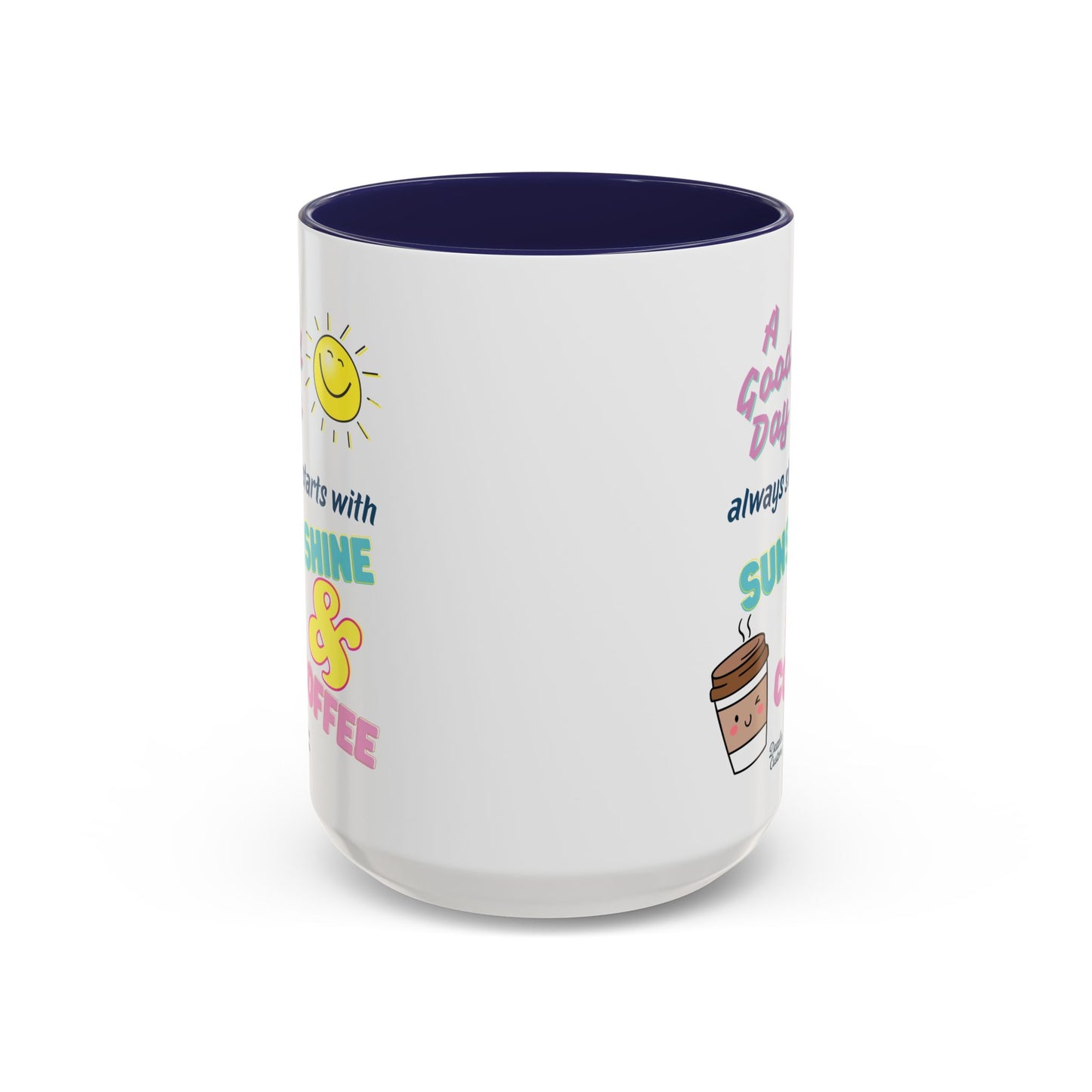Sunshine & Coffee Mug: Positive Vibes Coffee Cup, Perfect Gift for Coffee Lovers, Morning Motivation Mug, Happy Day Mug