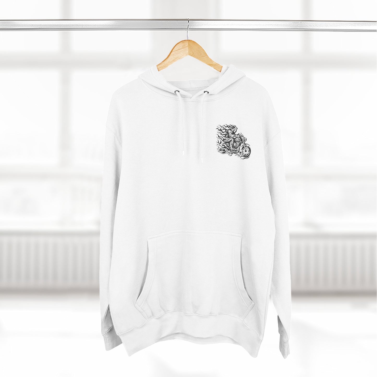 My Other Family Are Bikers Fleece Hoodie, Cozy Motorcycle Sweatshirt, Biker Family Gift, Perfect for Rides, Biker Apparel