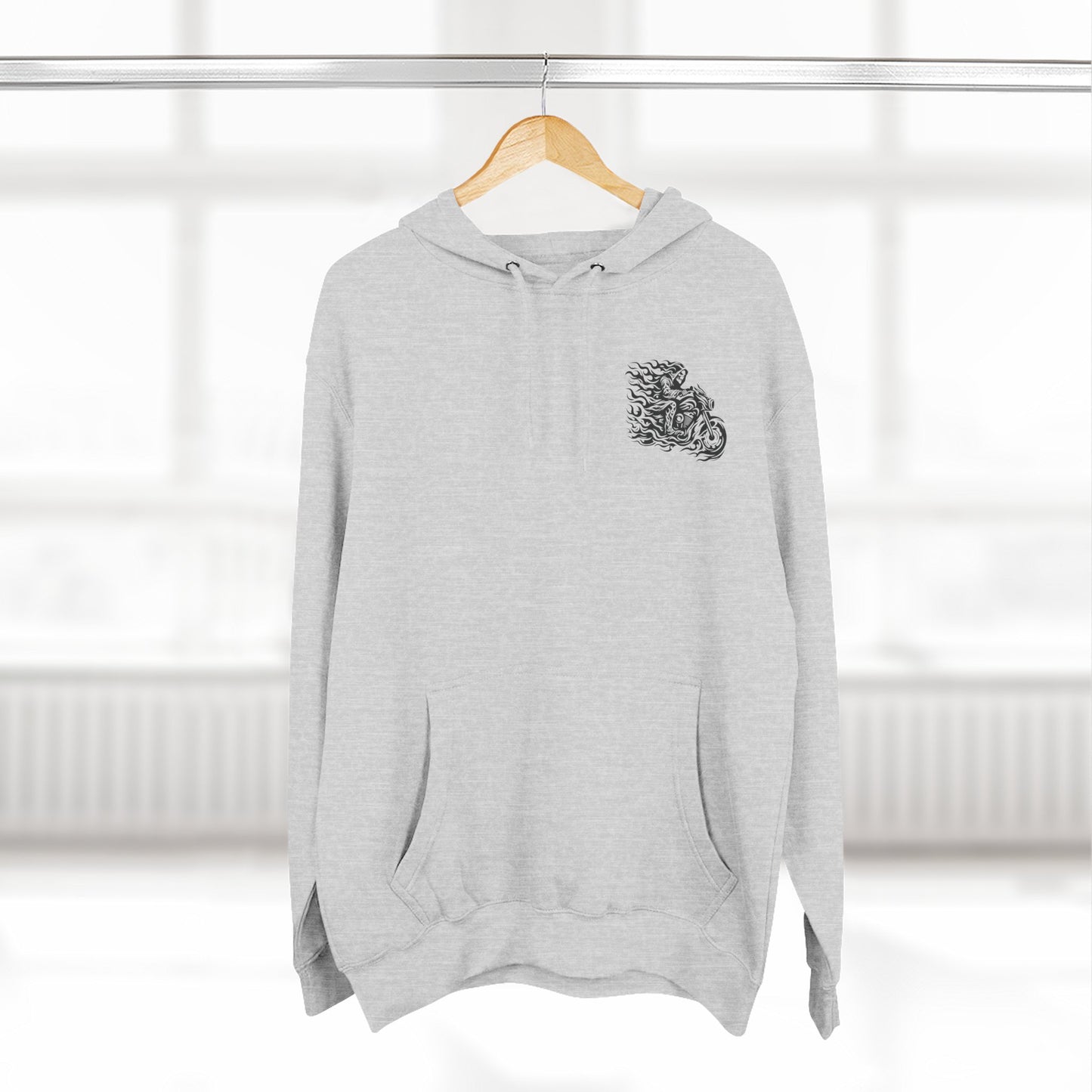 My Other Family Are Bikers Fleece Hoodie, Cozy Motorcycle Sweatshirt, Biker Family Gift, Perfect for Rides, Biker Apparel