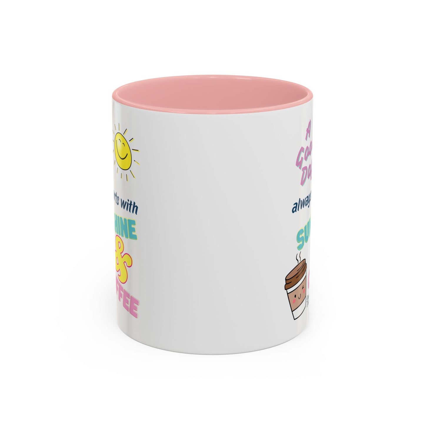 Sunshine & Coffee Mug: Positive Vibes Coffee Cup, Perfect Gift for Coffee Lovers, Morning Motivation Mug, Happy Day Mug