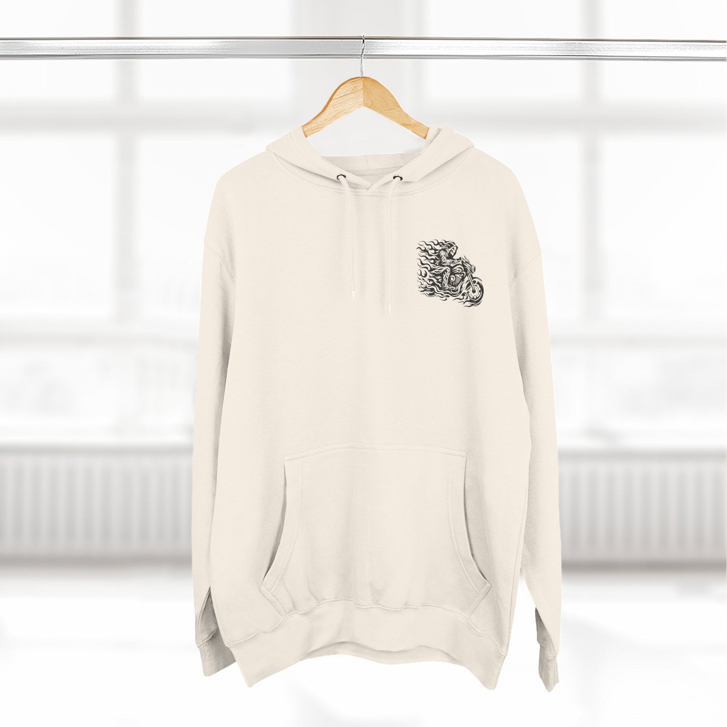 My Other Family Are Bikers Fleece Hoodie, Cozy Motorcycle Sweatshirt, Biker Family Gift, Perfect for Rides, Biker Apparel
