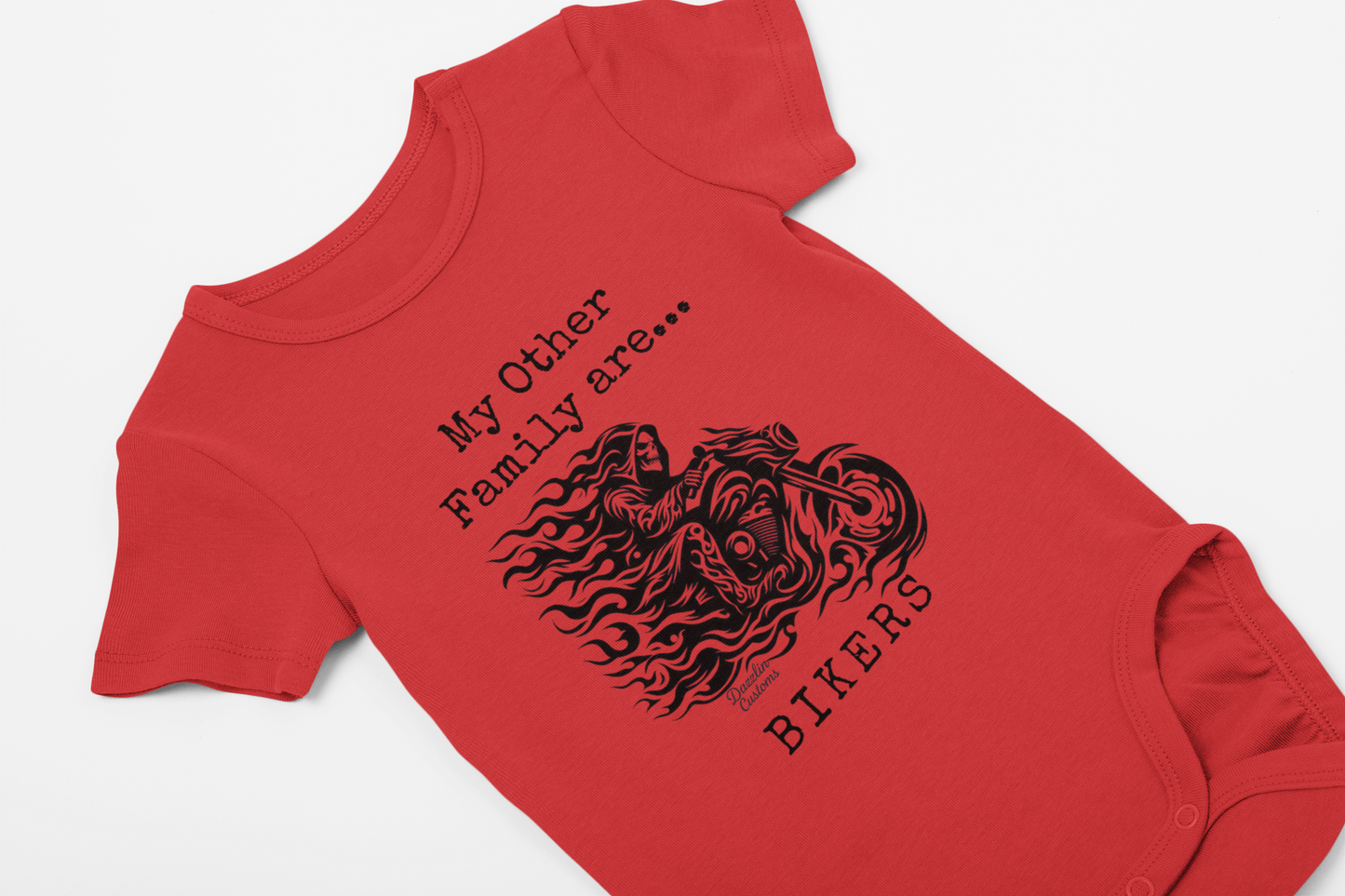 Biker Family Infant Bodysuit - Cute Baby Outfit, Motorcycle Lovers Gift, Baby Shower Gift, New Parent Present, Trendy Baby Clothes