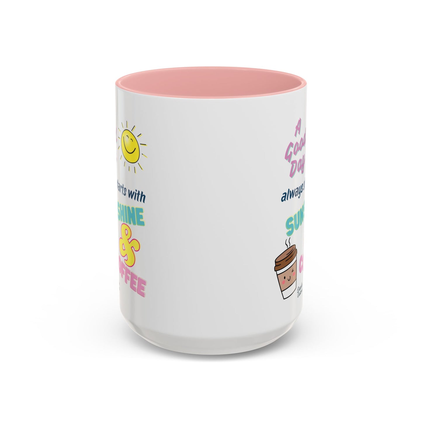 Sunshine & Coffee Mug: Positive Vibes Coffee Cup, Perfect Gift for Coffee Lovers, Morning Motivation Mug, Happy Day Mug