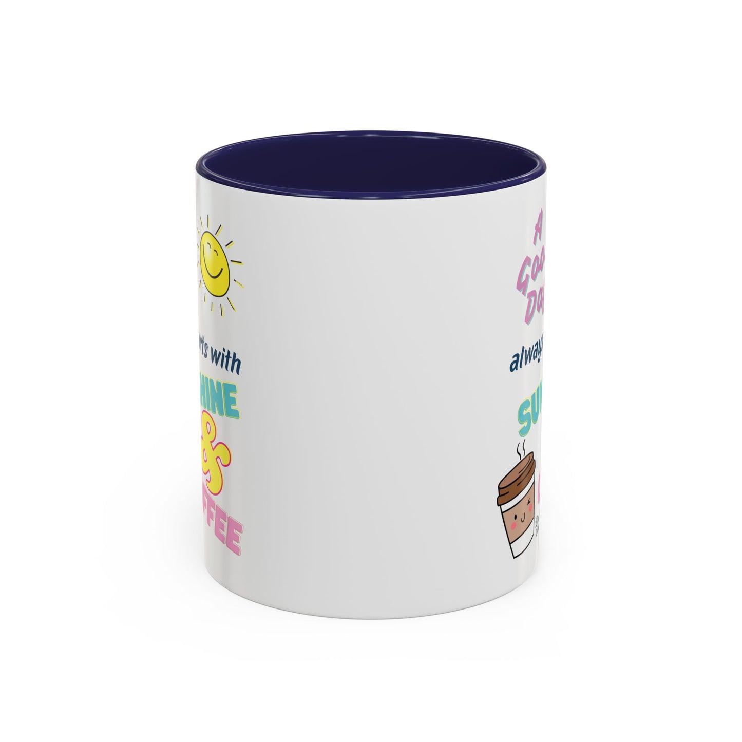 Sunshine & Coffee Mug: Positive Vibes Coffee Cup, Perfect Gift for Coffee Lovers, Morning Motivation Mug, Happy Day Mug