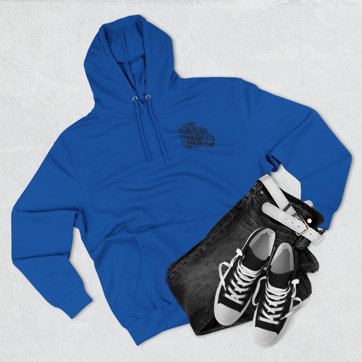My Other Family Are Bikers Fleece Hoodie, Cozy Motorcycle Sweatshirt, Biker Family Gift, Perfect for Rides, Biker Apparel