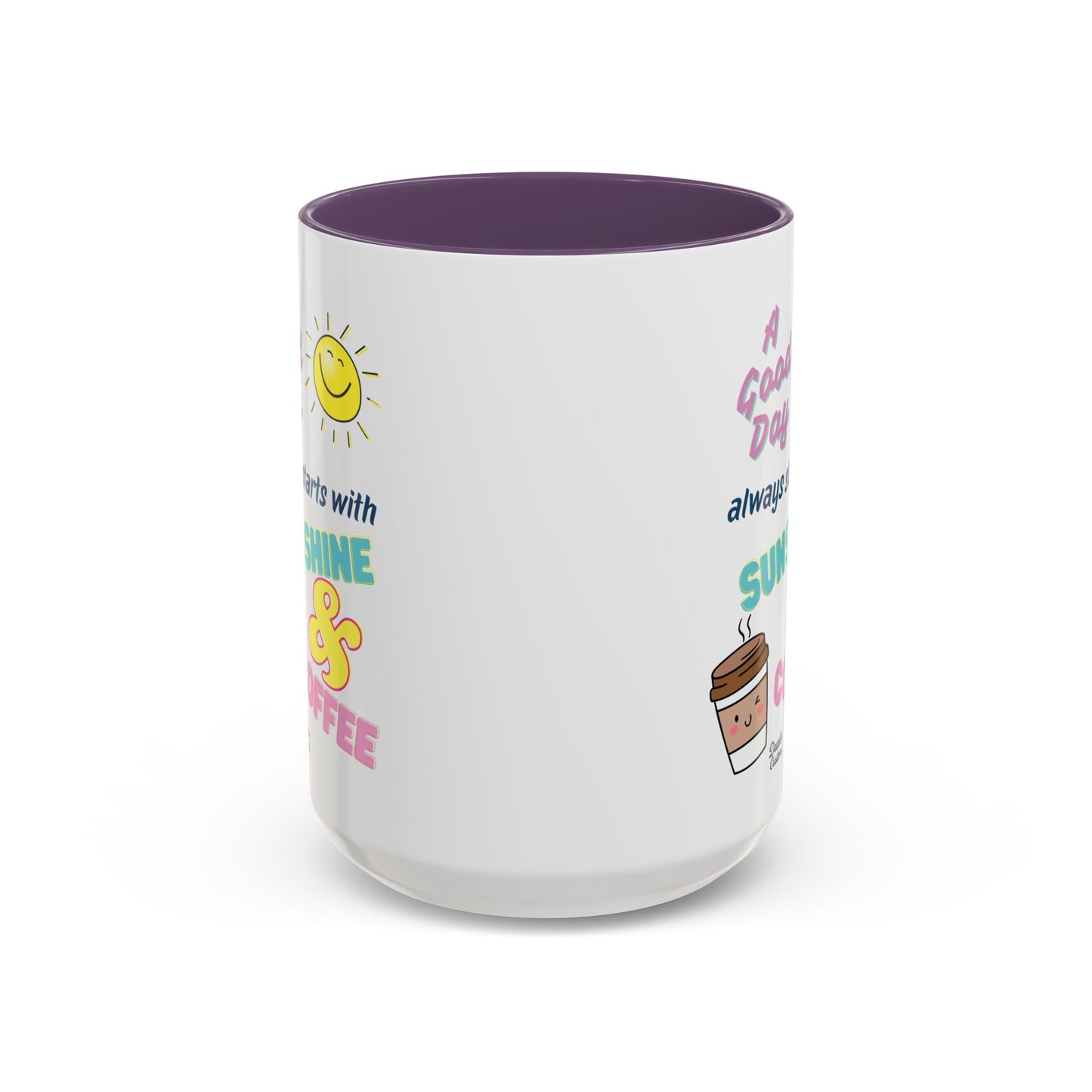 Sunshine & Coffee Mug: Positive Vibes Coffee Cup, Perfect Gift for Coffee Lovers, Morning Motivation Mug, Happy Day Mug