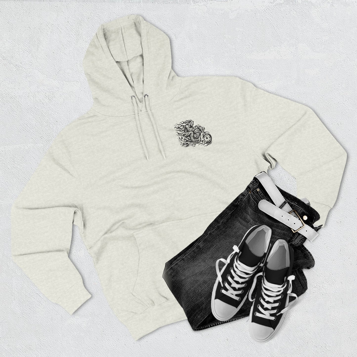 My Other Family Are Bikers Fleece Hoodie, Cozy Motorcycle Sweatshirt, Biker Family Gift, Perfect for Rides, Biker Apparel