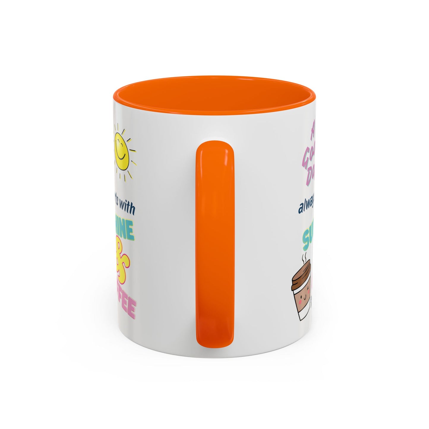 Sunshine & Coffee Mug: Positive Vibes Coffee Cup, Perfect Gift for Coffee Lovers, Morning Motivation Mug, Happy Day Mug