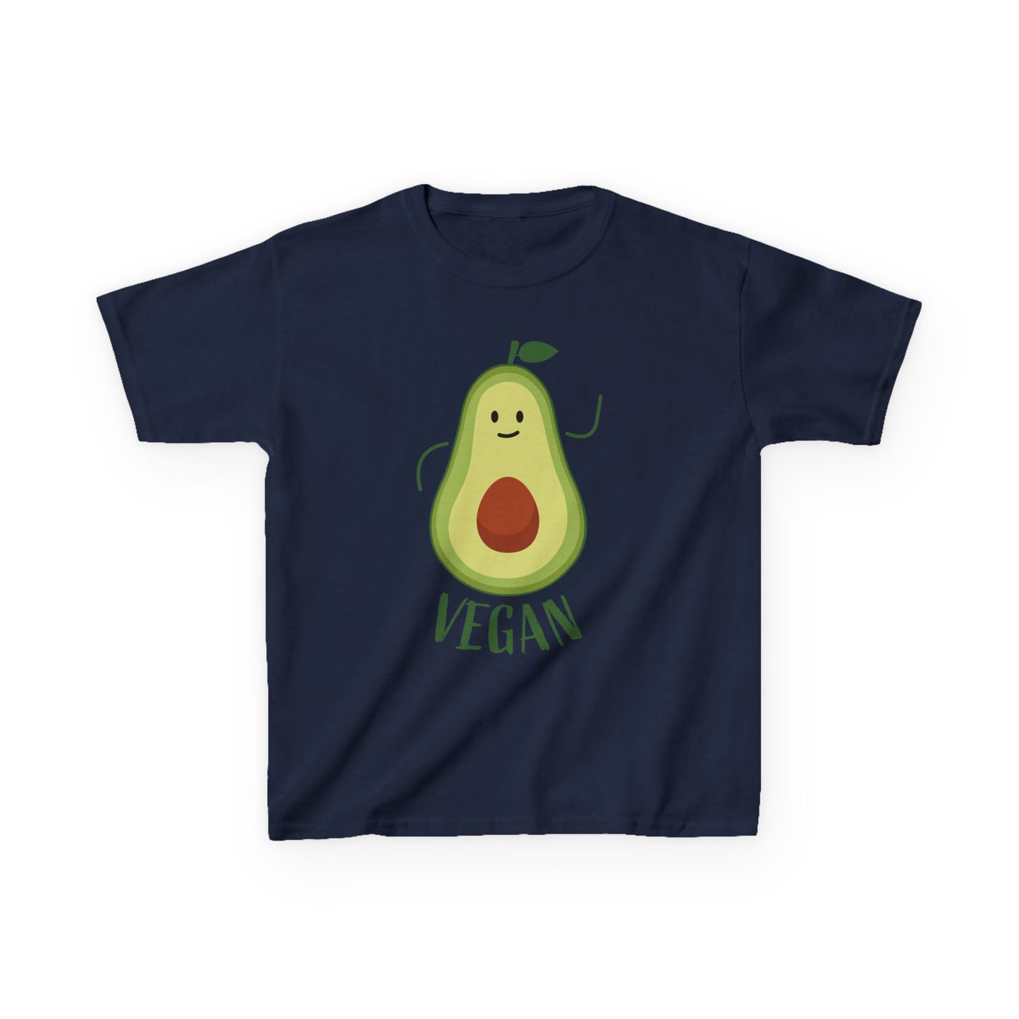 Vegan Avocado Kids Heavy Cotton Tee
