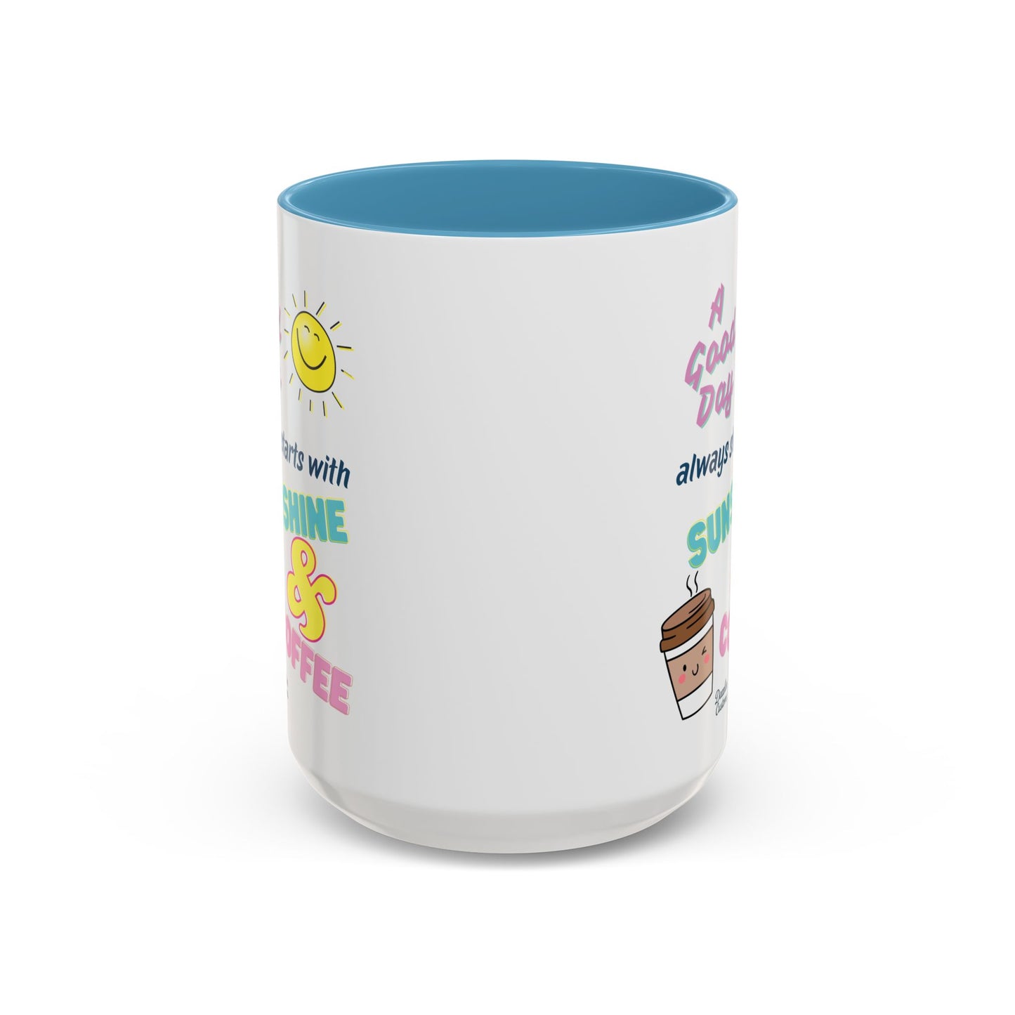 Sunshine & Coffee Mug: Positive Vibes Coffee Cup, Perfect Gift for Coffee Lovers, Morning Motivation Mug, Happy Day Mug