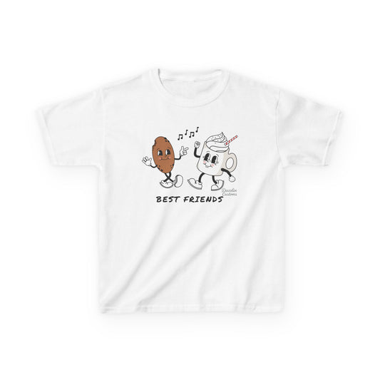Cookie + Hot Cocoa = Best Friends Kids Heavy Cotton Tee