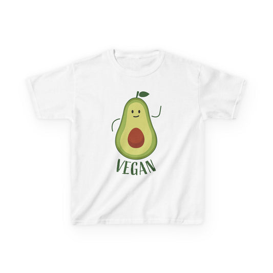 Vegan Avocado Kids Heavy Cotton Tee