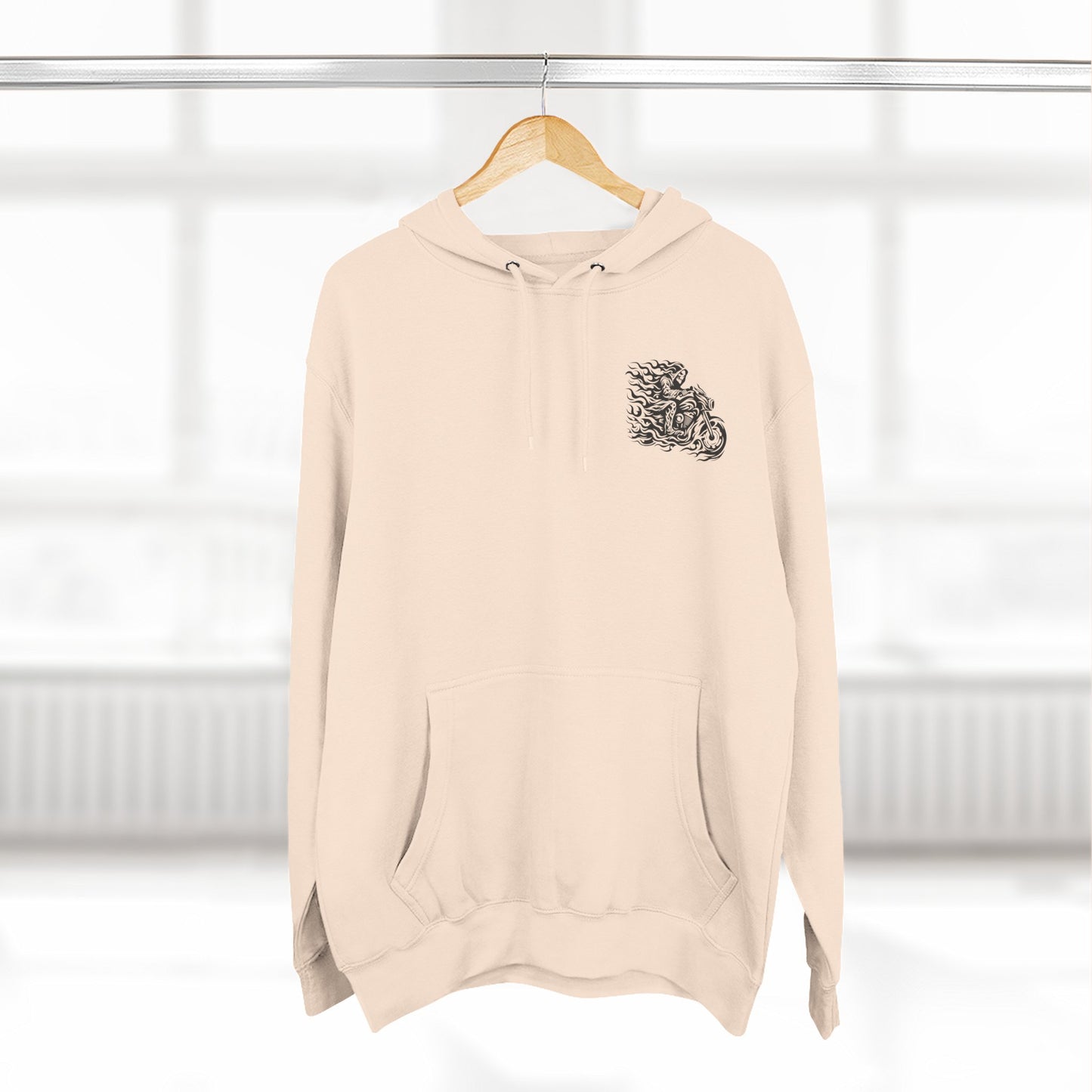 My Other Family Are Bikers Fleece Hoodie, Cozy Motorcycle Sweatshirt, Biker Family Gift, Perfect for Rides, Biker Apparel