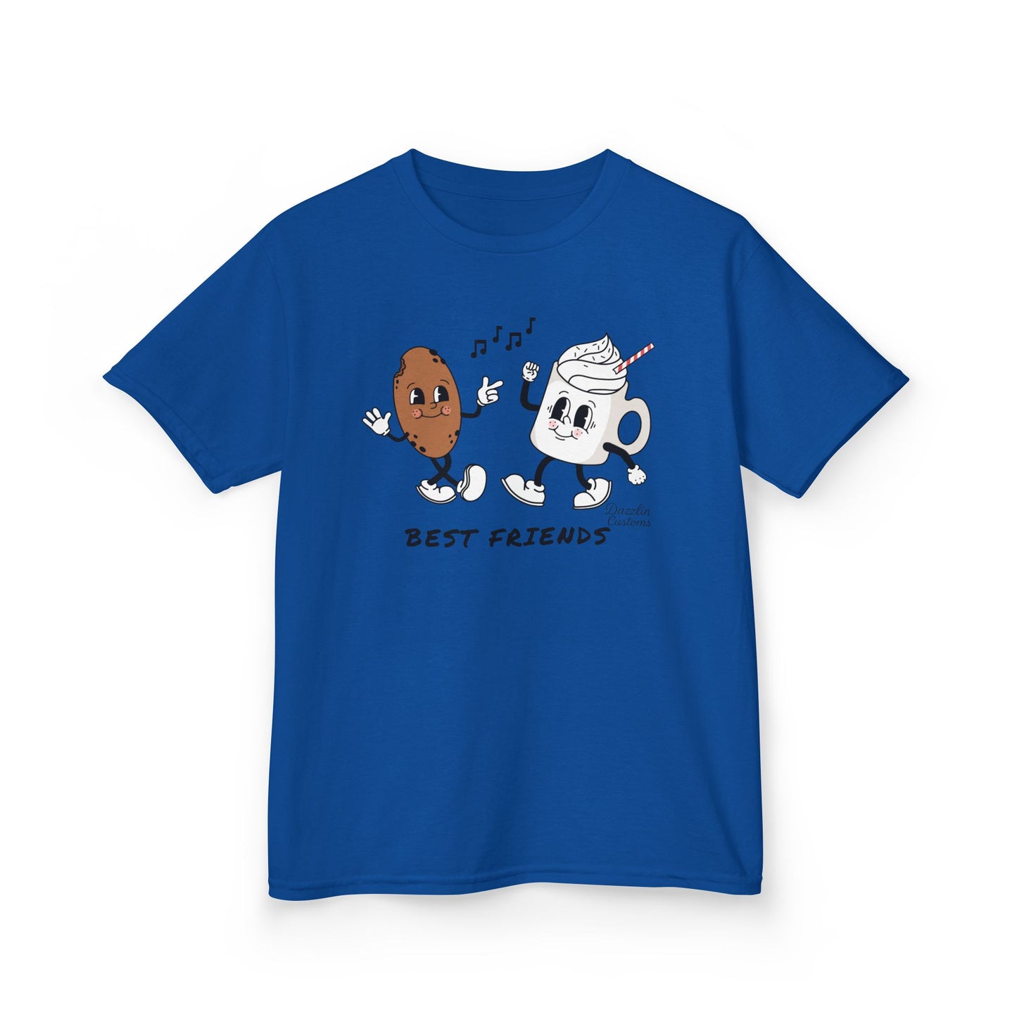 Cookie + Hot Cocoa = Best Friends Kids Heavy Cotton Tee