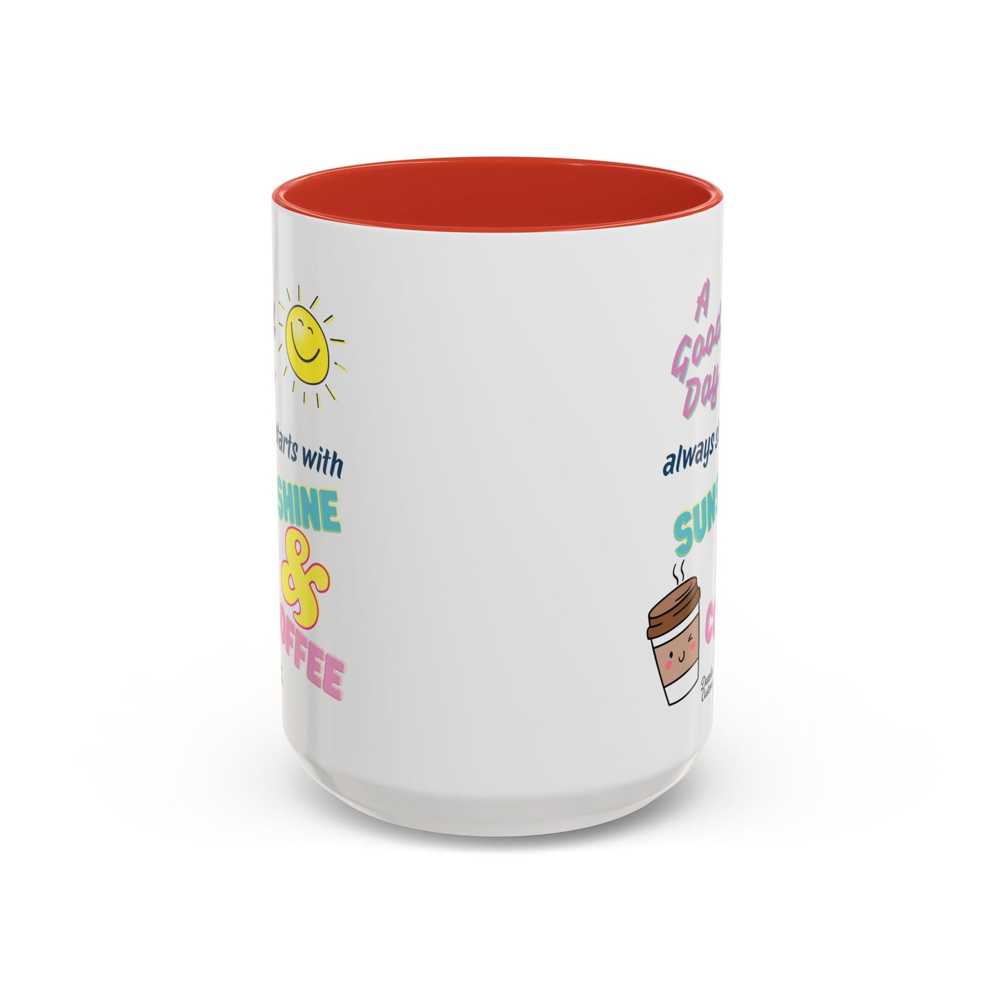 Sunshine & Coffee Mug: Positive Vibes Coffee Cup, Perfect Gift for Coffee Lovers, Morning Motivation Mug, Happy Day Mug