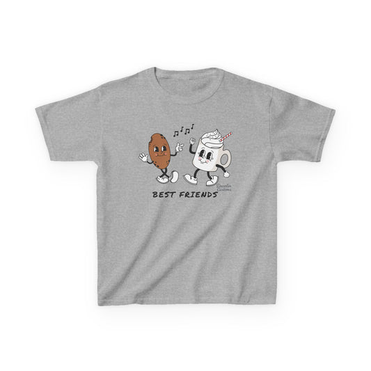 Cookie + Hot Cocoa = Best Friends Kids Heavy Cotton Tee