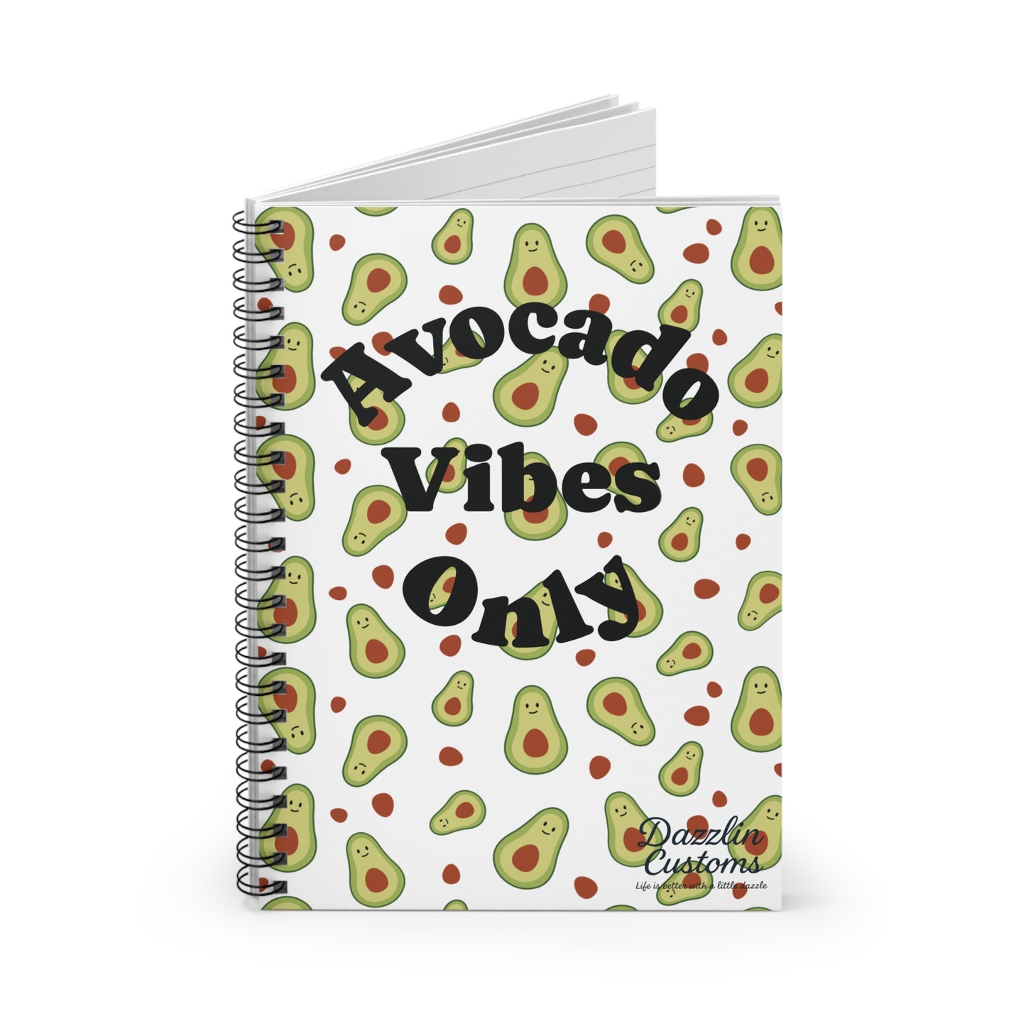 Avocado Spiral Notebook - Ruled Line