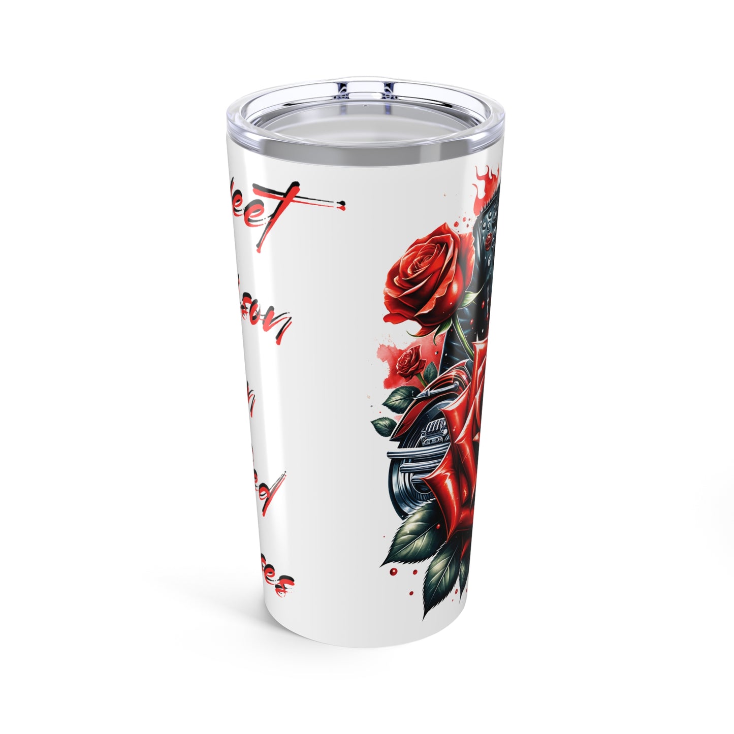 Rose & Motorcycle Tumbler - Stylish Travel Mug for Bikers, Gift for Motorcyclists, Rose Lover’s Drinkware, Floral Coffee Tumbler, [...]