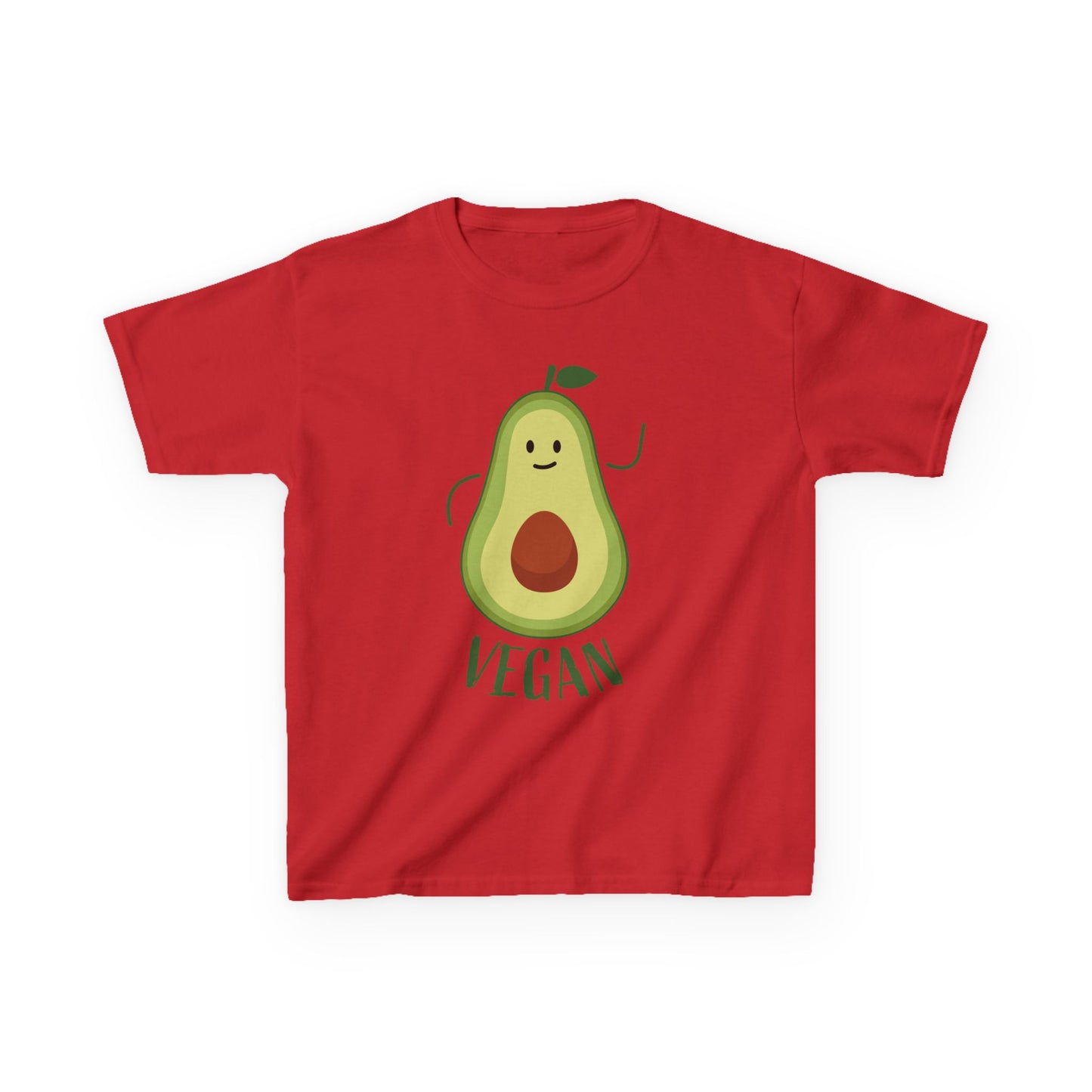 Vegan Avocado Kids Heavy Cotton Tee